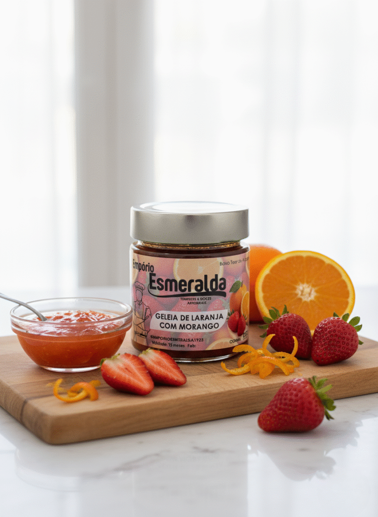 Lançamento Geleia de Laranja com Morango!